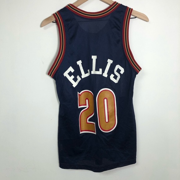 Vintage 90’s NBA Nuggets Ellis Jersey basketball - Picture 2 of 8